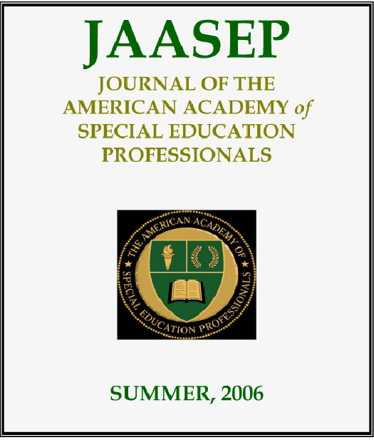 JAASEP Cover SPRING SUMMER 2006 525
