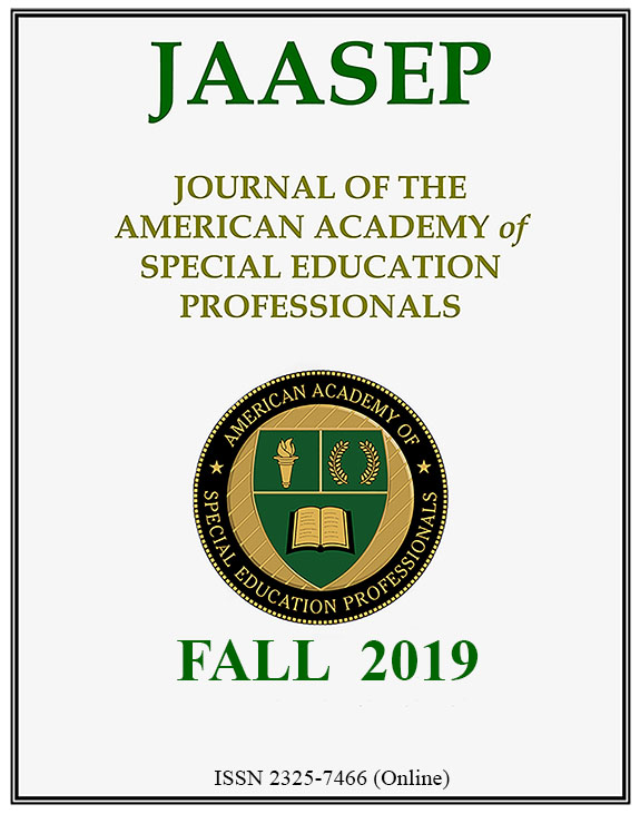 JAASEP Cover fall 2019 575