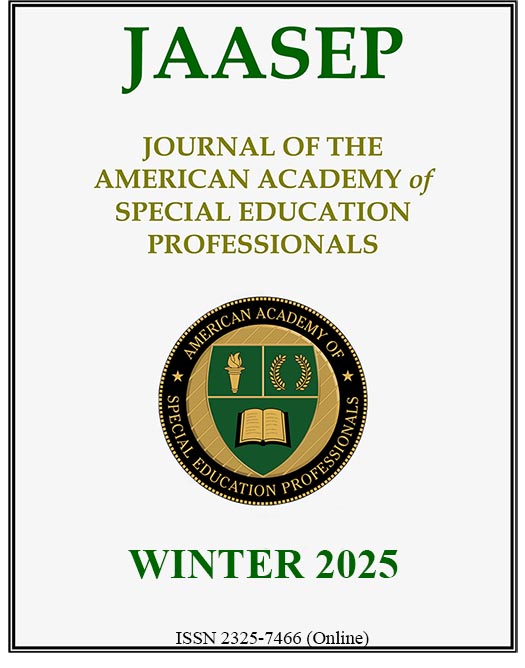Winter 2025 JAASEP Cover 525