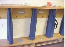 locker cubby areas