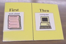 First Then Card