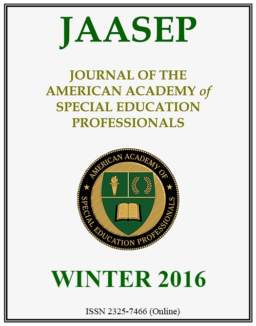 JAASEP WINTER 2016 Cover3