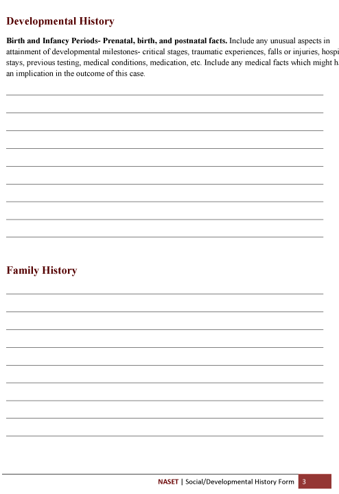 Social Devt History Form3