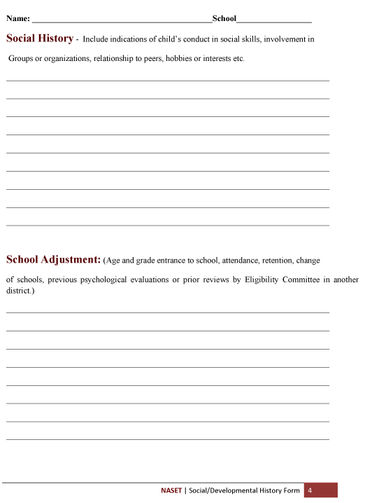 Social Devt History Form4