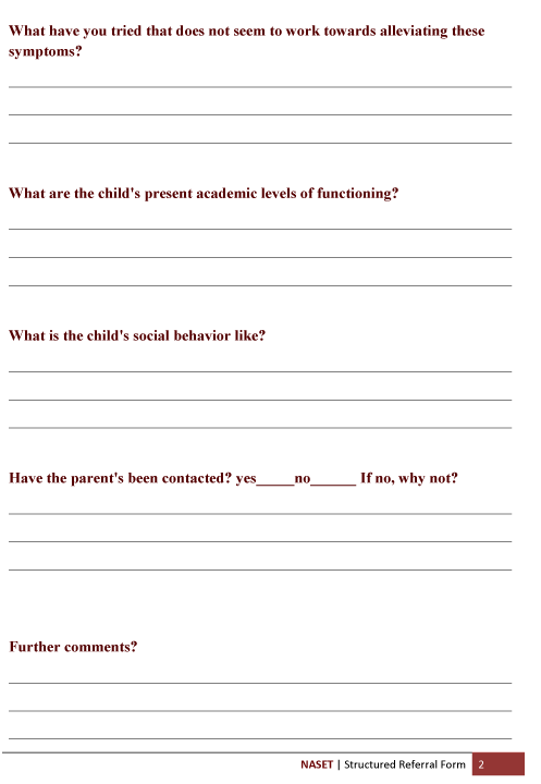 Structured Referral Form 2