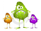 cartoon germs