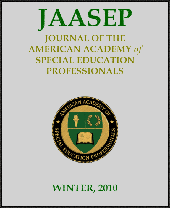 csm JAASEP WINTER 2010 Cover 535d8de82b