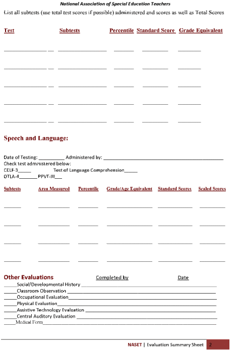 csm Evaluation Summary Sheet b 9d07141050