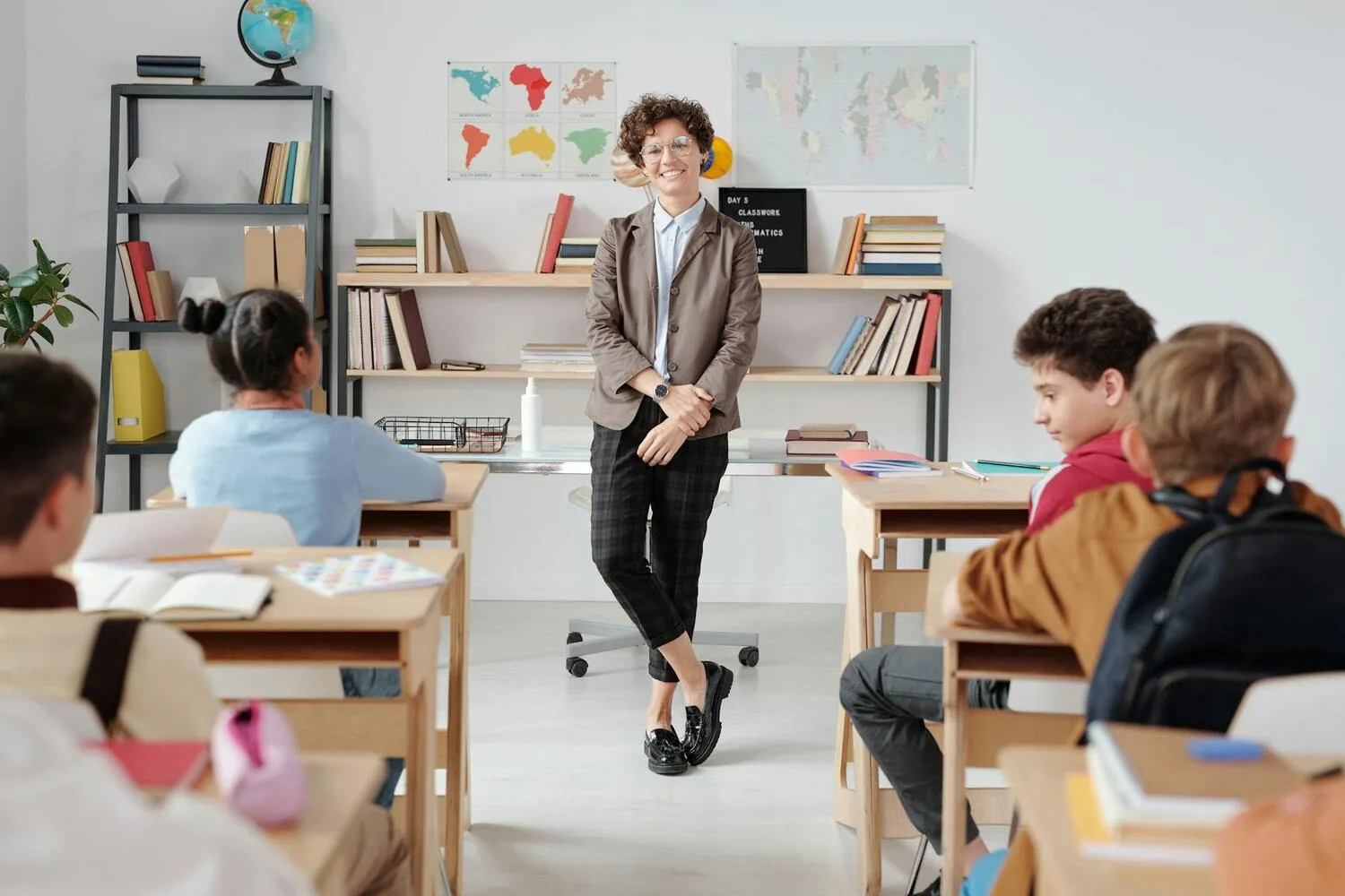 Teacher teaching in the classroom with the help of The Best Books for Special Education Teachers to Read