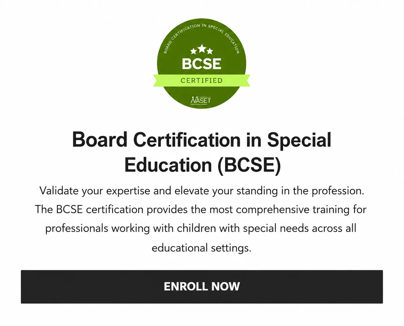 national association of special education teachers (NASET)